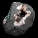 Scolecite Sprays Inside Heulandite See through Geode Natural Mineral Specimen - image 6