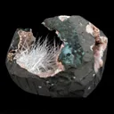 Scolecite Sprays Inside Heulandite See through Geode Natural Mineral Specimen - image 3