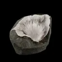 Scolecite Sprays Inside MM Quartz Geode Natural Mineral Specimen - image 3