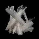 Scolecite Sprays Intergrown Natural Mineral Specimen - image 4