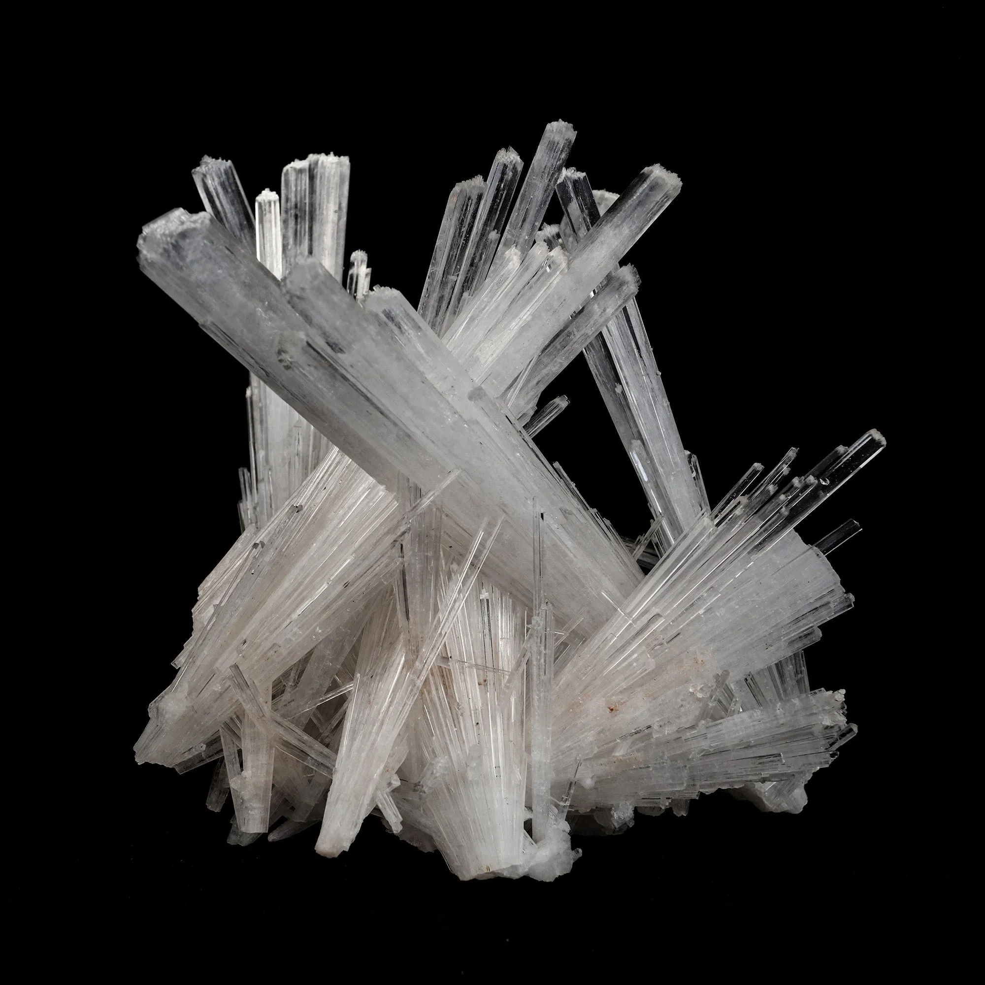 Scolecite Sprays Intergrown Natural Mineral Specimen - image 4