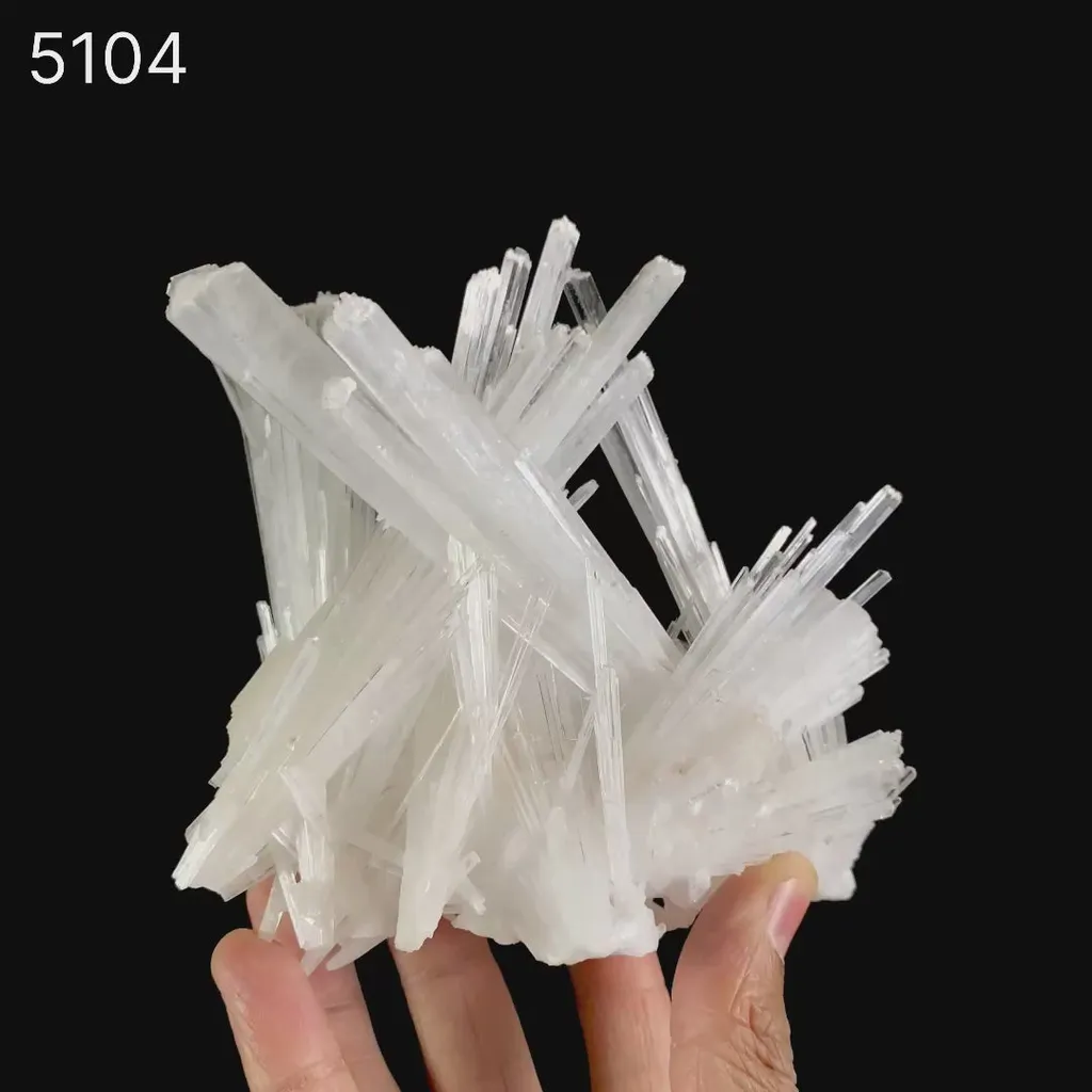 Scolecite Sprays Intergrown Natural Mineral Specimen - image 6