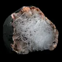Scolecite Sprays On Heulandite With Stilbite Geode Natural Mineral Specimen - image 2