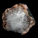 Scolecite Sprays On Heulandite With Stilbite Geode Natural Mineral Specimen - image 3