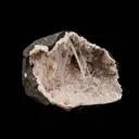 Scolecite Sprays with Apophyllite Inside Heulandite Geode Natural Mineral Specimen - image 2