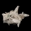 Scolecite Sprays with green Apophyllite cube Natural Mineral Specimen - image 1