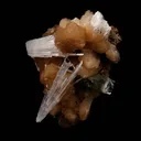 Scolecite Sprays with Green Apophyllite Sitlbite Natural Mineral Specimen - image 1
