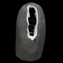 Scolecite Sprays with Heulandite Inside MM Quartz Natural Mineral Specimen - image 5