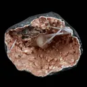 Scolecite Sprays with Stilbite Inside Heulandite Geode Natural Mineral Specimen - image 5