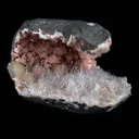 Scolecite Sprays with Stilbite Inside Heulandite Geode Natural Mineral Specimen - image 2
