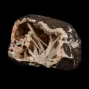 Scolecite Sprays with Stilbite Inside Heulandite Natural Mineral Specimen - image 3