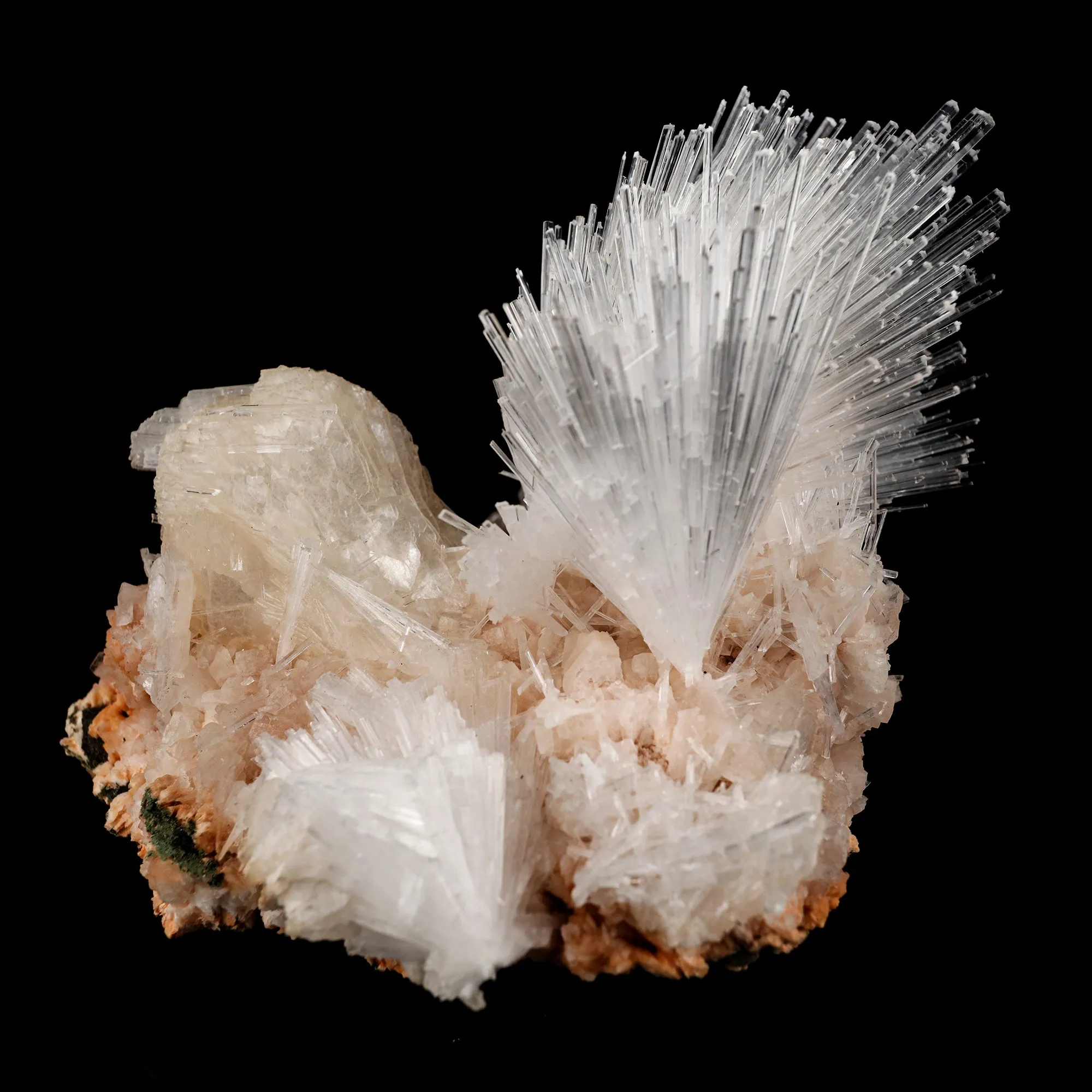 Scolecite Sprays with Stilbite Natural Mineral Specimen - image 4