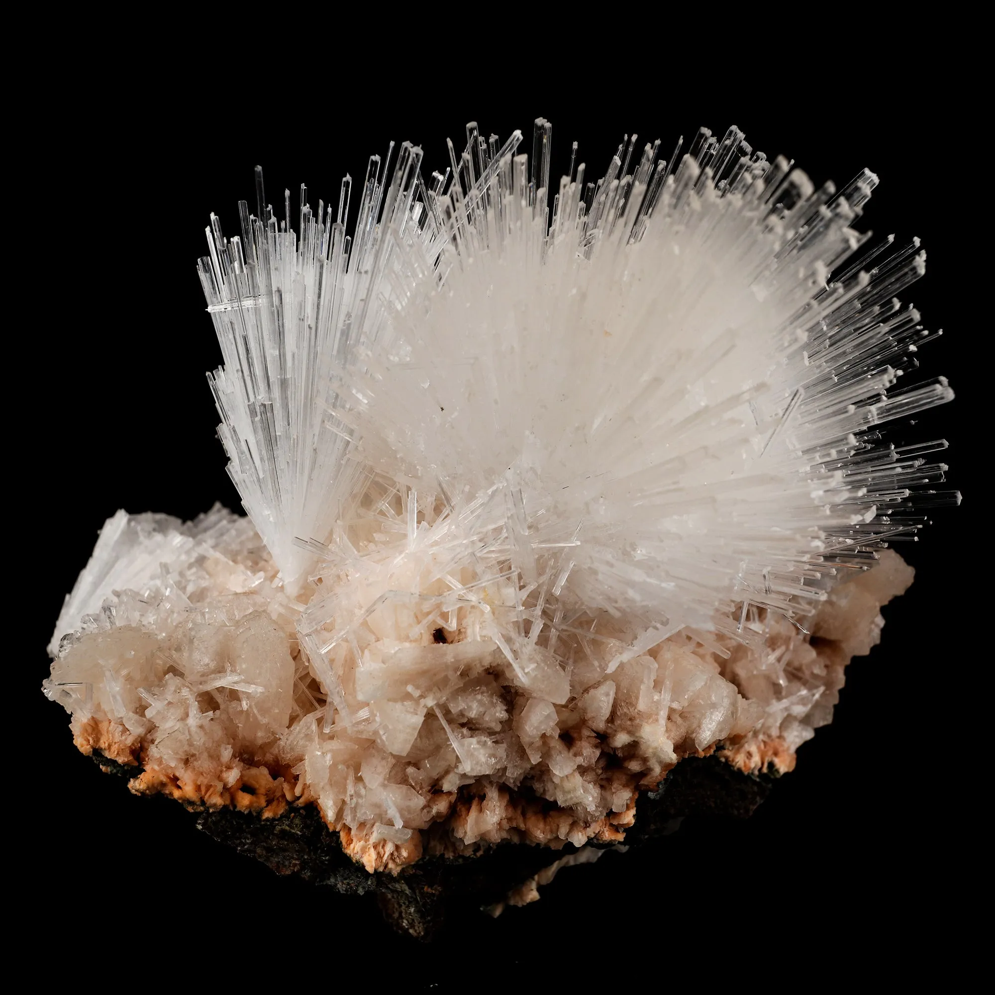 Scolecite Sprays with Stilbite Natural Mineral Specimen - image 7