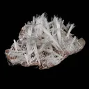 Scolecite Sprays with Stilbite on Heulandite Natural Mineral Specimen - image 2