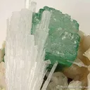 Scolecite With Apophyllite on Stilbite - image 2