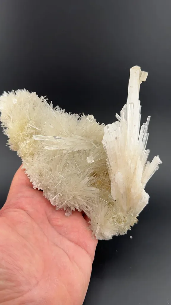 Scolecite with Calcite image