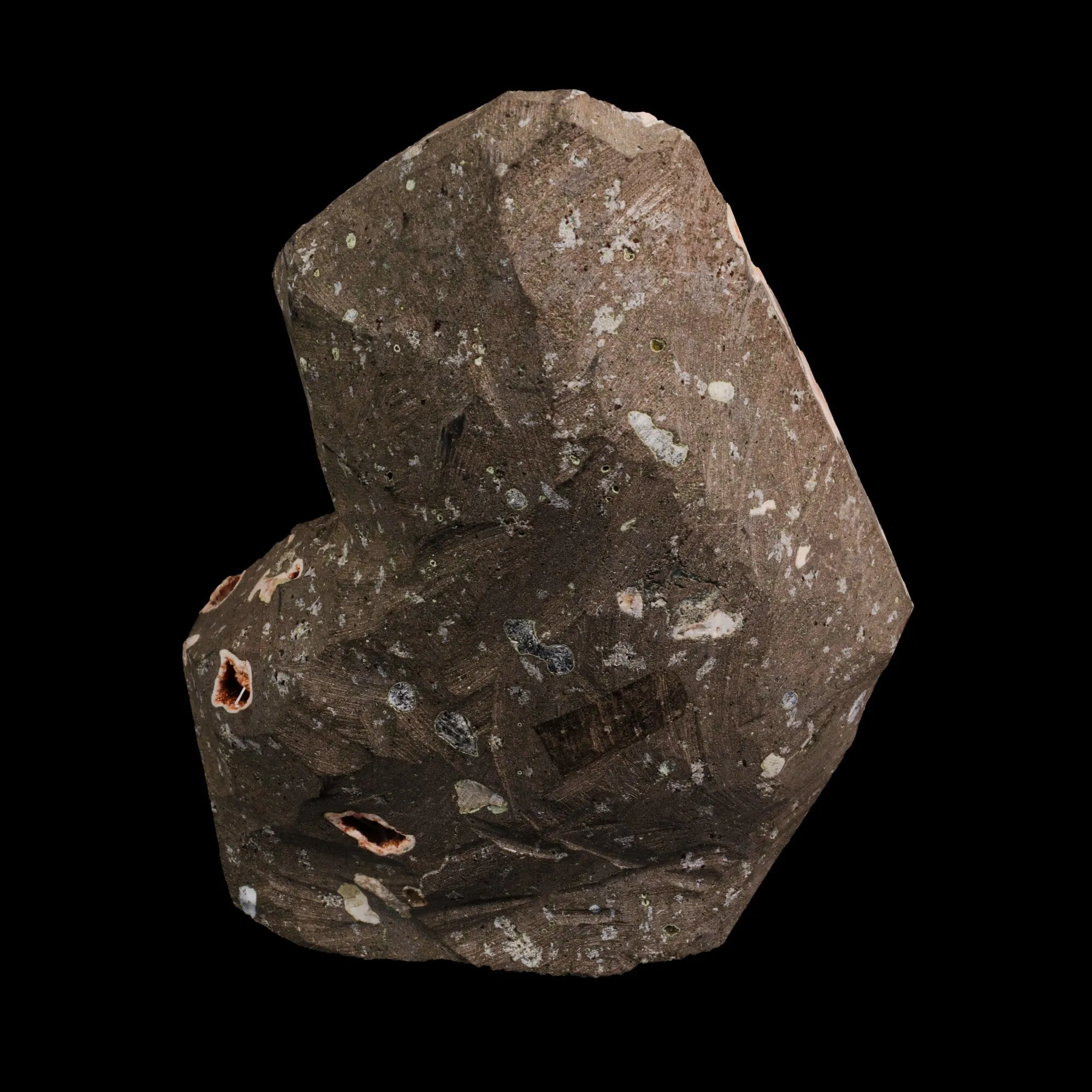 Scolecite with Heulandite in Geode Natural Mineral Specimen - image 5