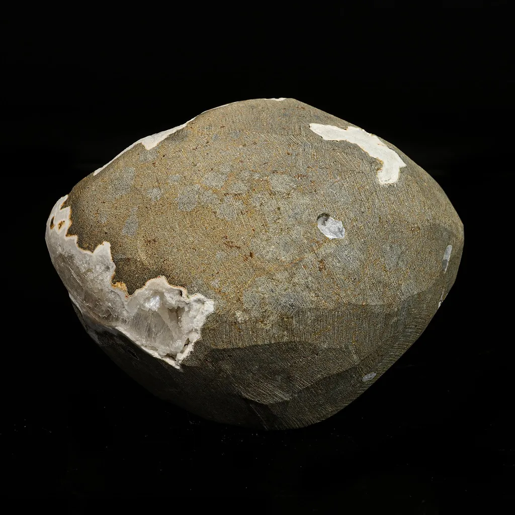 Scolecite with Heulandite in Geode Natural Mineral Specimen - image 4