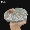 Scolecite With Stilbite Inside Heulandite Geode Natural Mineral Specimen - image 7