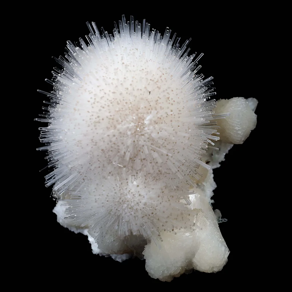 Scoleicte On Stilbite - image 3