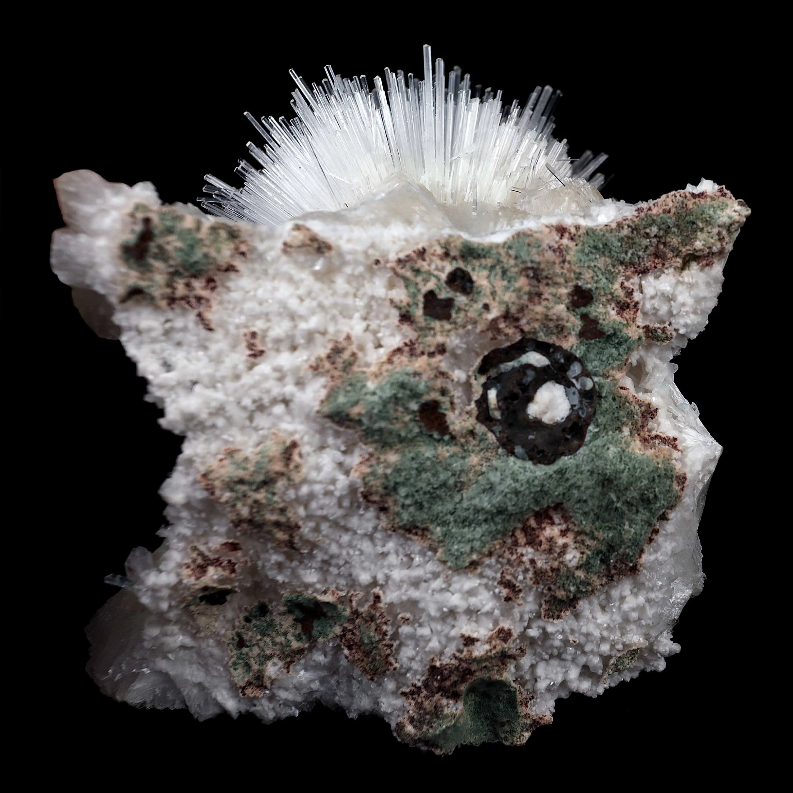 Scoleicte On Stilbite - image 8