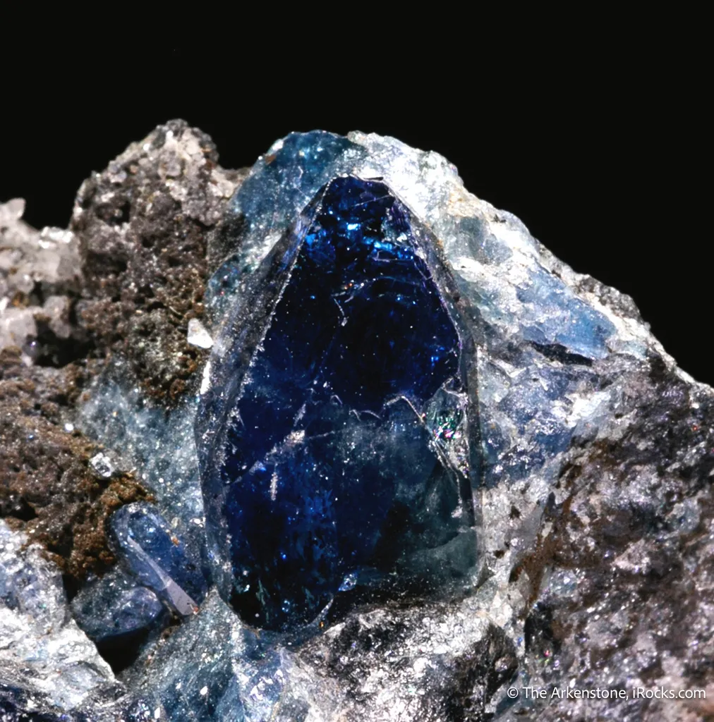 Scorodite in Germanium ore matrix image