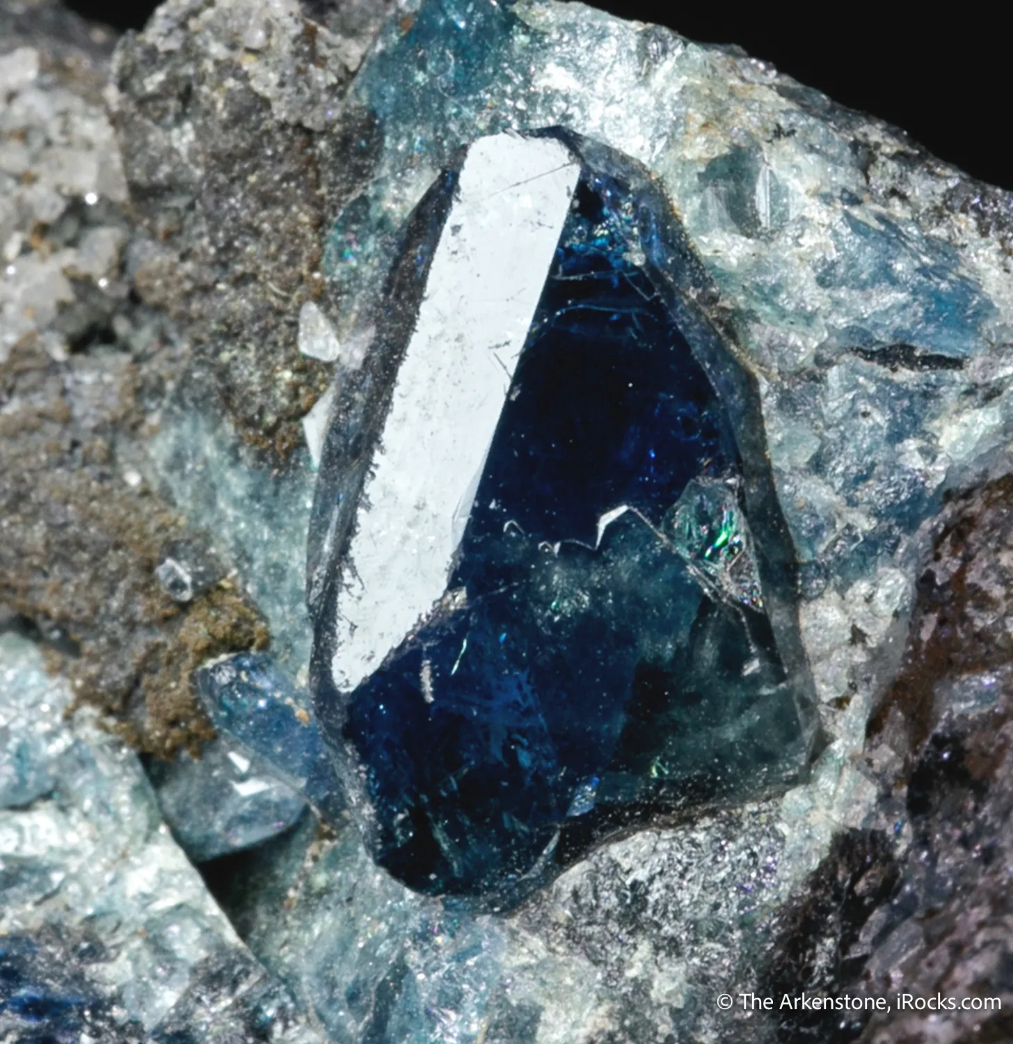 Scorodite in Germanium ore matrix - image 4