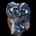 Scorodite on Calcite (1968 pocket) - image 2