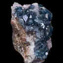 Scorodite on Calcite (1968 pocket) - image 4
