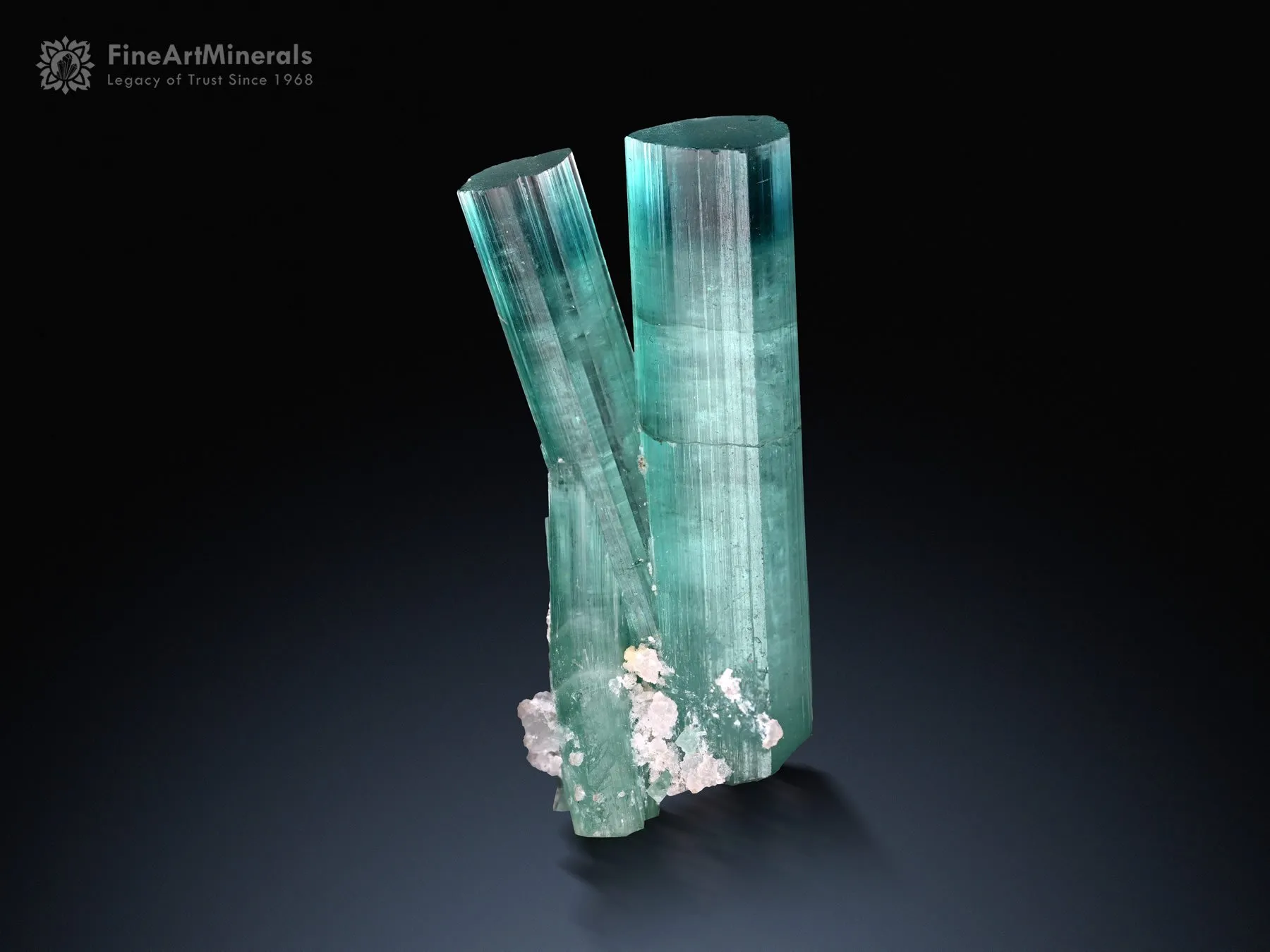 Sea Foam Tourmaline Cluster from Laghman Afghanistan - image 1