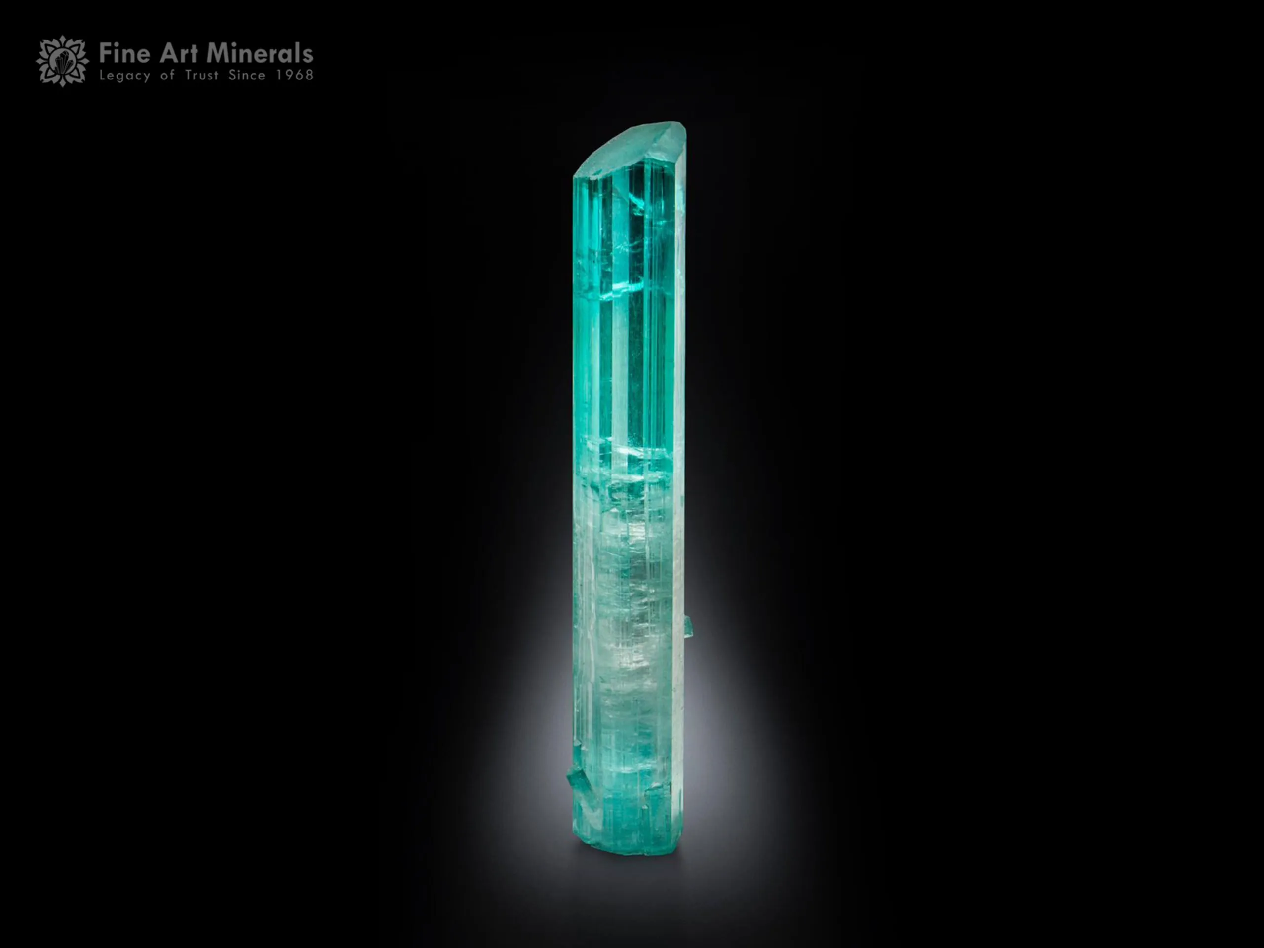 Sea Foam Tourmaline Crystal from Afghanistan - image 1