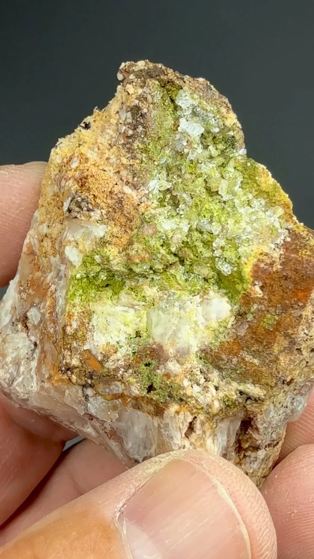 Segnitite with Beudantite, Barite - image 2