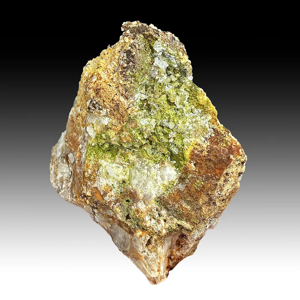 Segnitite with Beudantite, Barite image