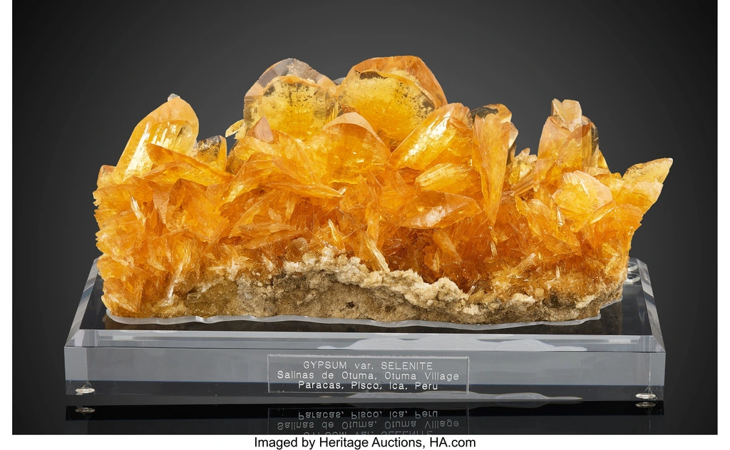 Selenite from Salinas de Otuma, Ica, Peru image