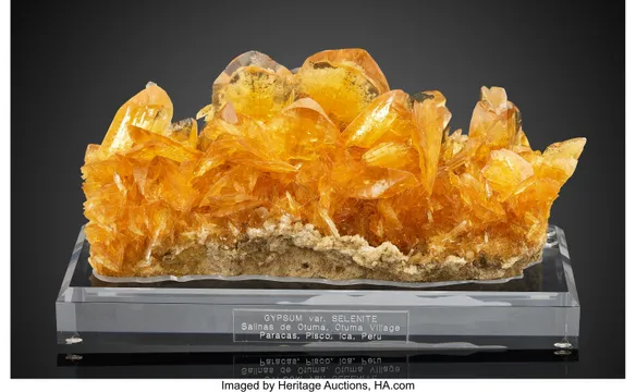 Selenite from Salinas de Otuma, Ica, Peru