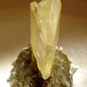 Selenite Twin on Selenite (Floater) - image 2