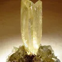 Selenite Twin on Selenite (Floater) - image 3