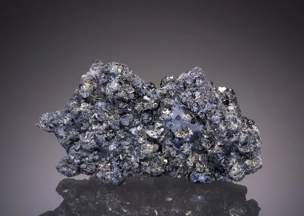 Semseyite and Sphalerite with Jamesonite and Quartz image