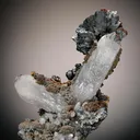 SEMSEYITE on QUARTZ - image 1