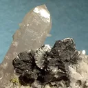 Semseyite, Quartz - image 2