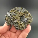 Semseyite with Pyrite after Pyrrhotite, Galena, Sphalerite - image 1