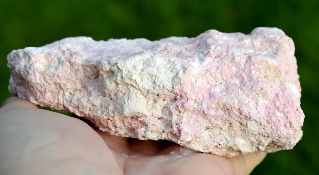 Sepiolite & Pink Opal var. Quinzite - 748 grams - Quincy, Vierzon, Cher, Centre-Val de Loire, France - image 4