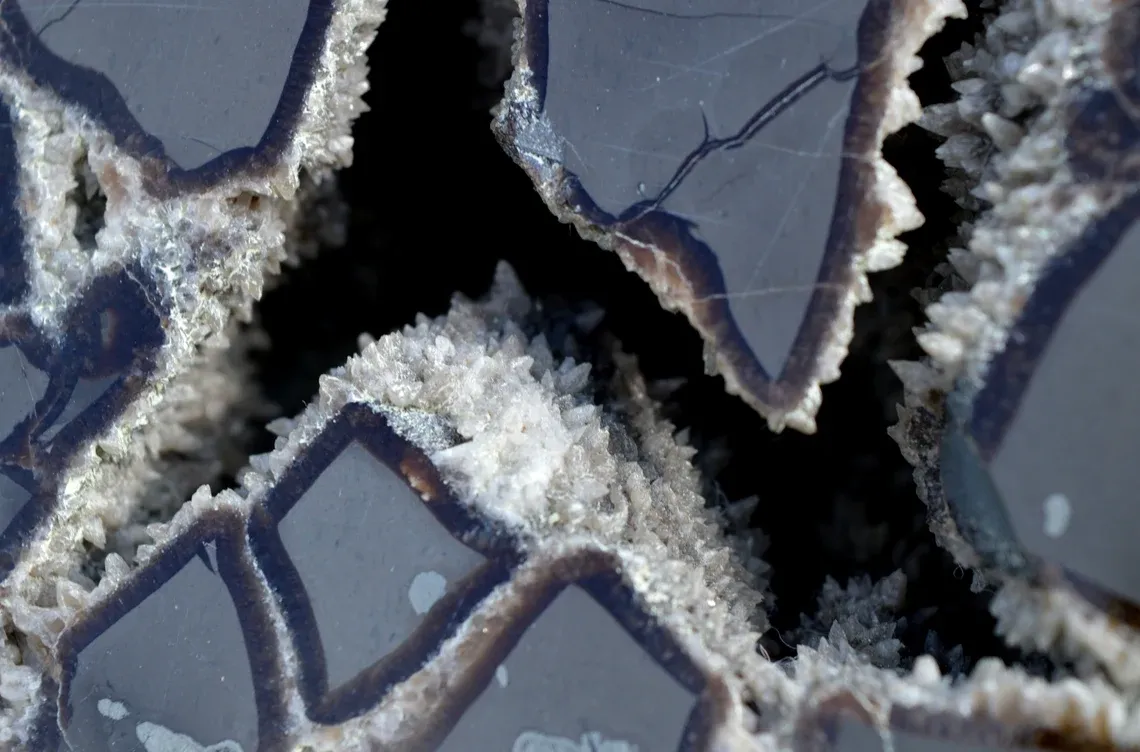 Septaria & Calcite 2790 grams - Crêt Chalam, Chézery-Forens, Arrondissement of Gex, Ain, France - image 4