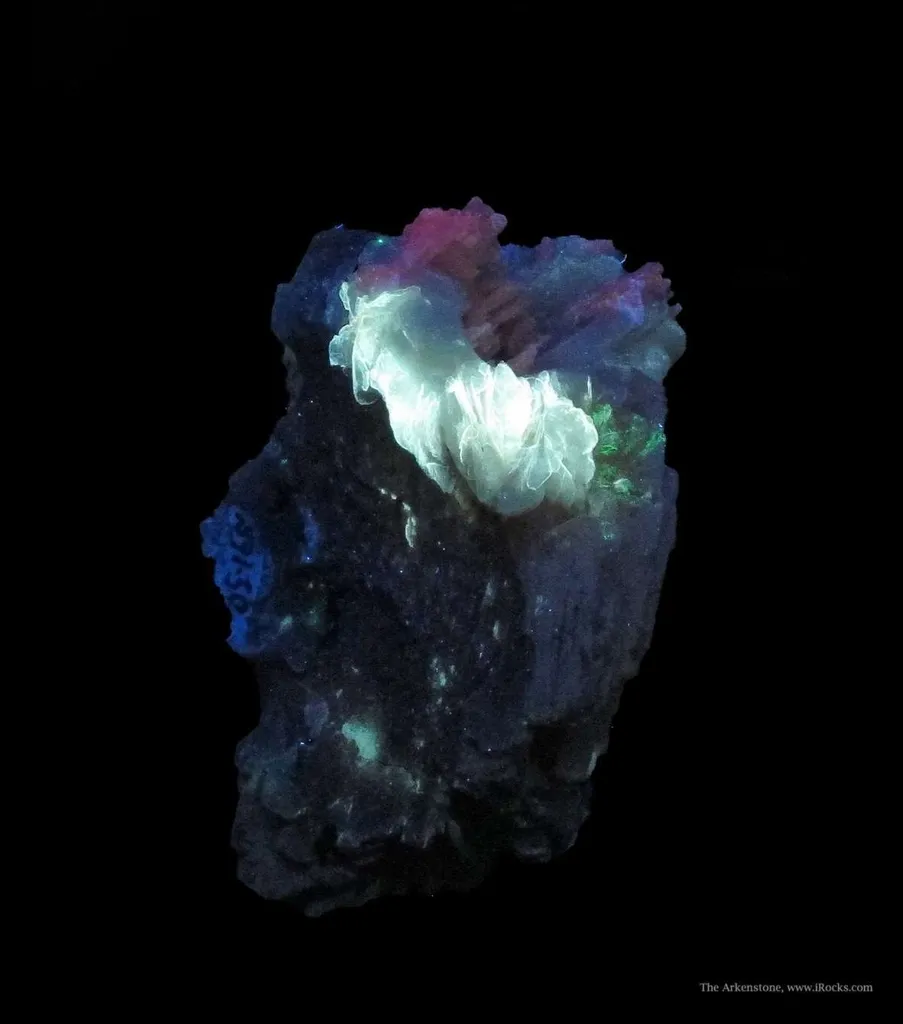 Serandite, Analcime, Polylithionite (Fl), Aegirine, and Unknown (Fl) - image 7