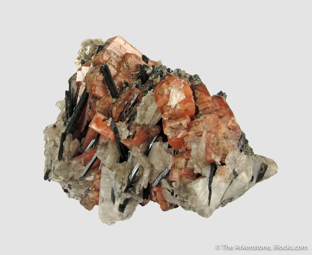 Serandite with Aegerine, Feldspar, and Muscovite - image 4