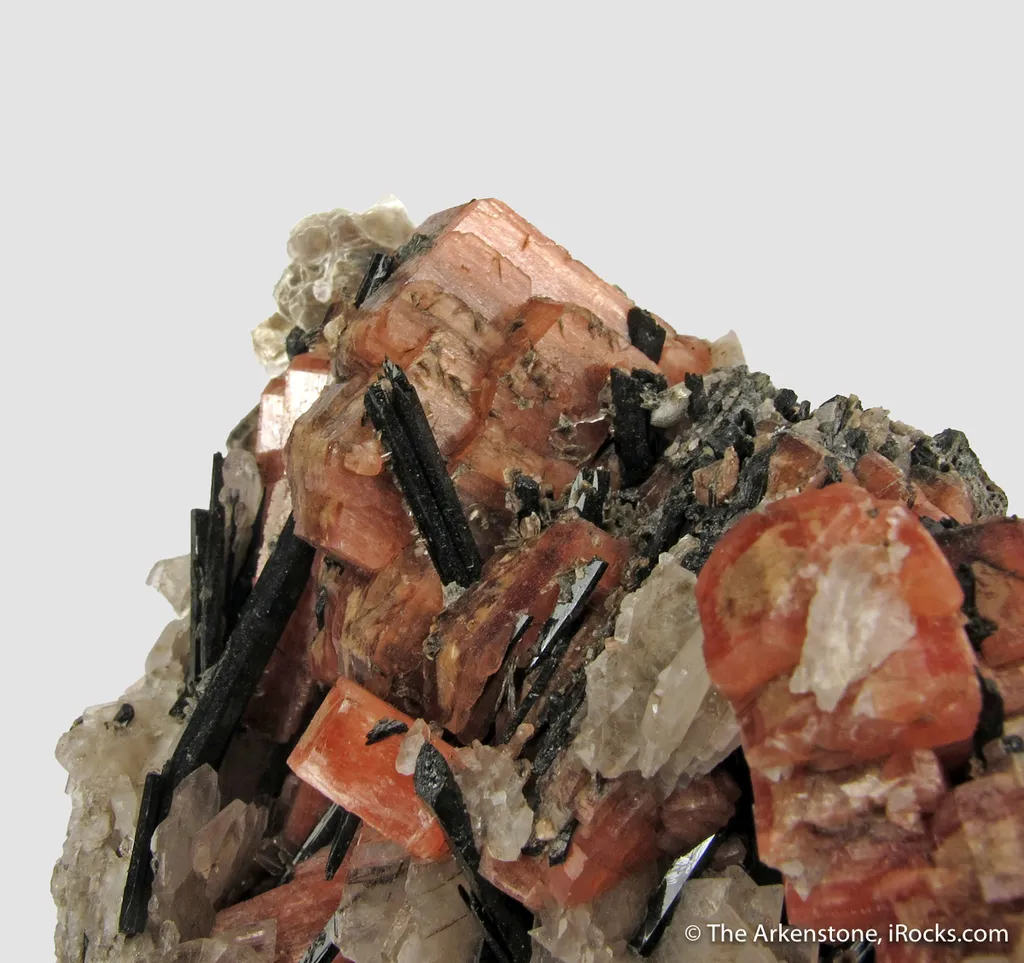 Serandite with Aegerine, Feldspar, and Muscovite - image 6