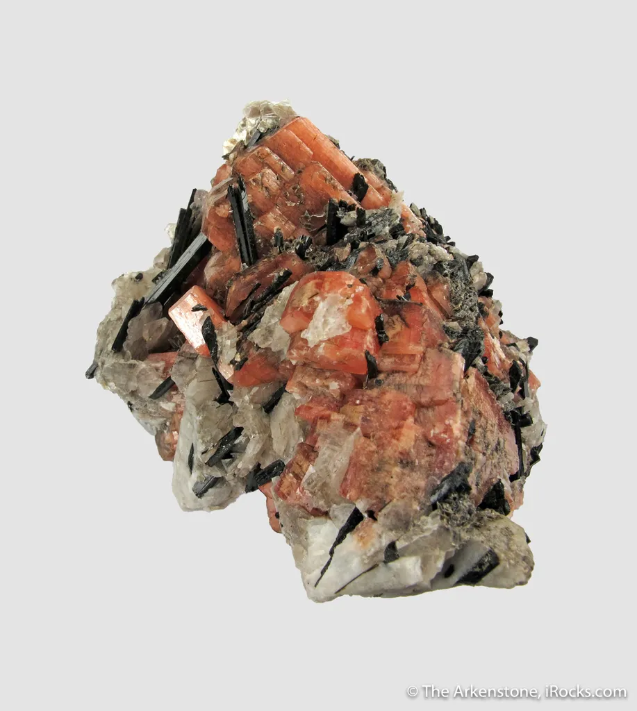 Serandite with Aegerine, Feldspar, and Muscovite - image 5