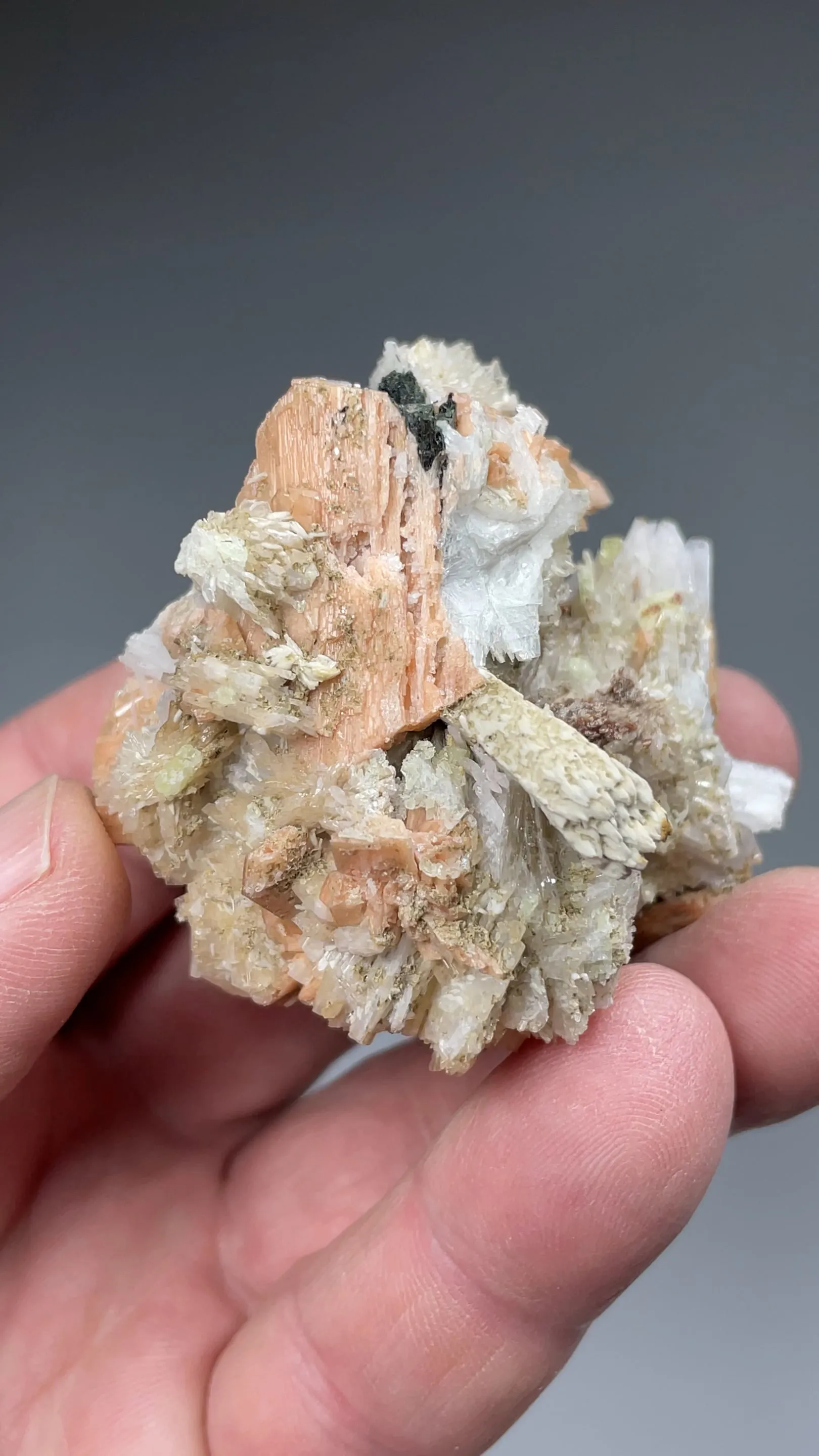 Serandite with Polylithionite, Aegirine - image 2