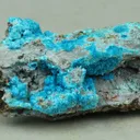 Serpierite from Greece, Attica, Kamariza Mines, Serpieri Mine - image 3
