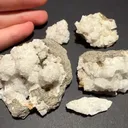 (set) 5 Specimens of Chabazite, one with Thomsonite - image 1